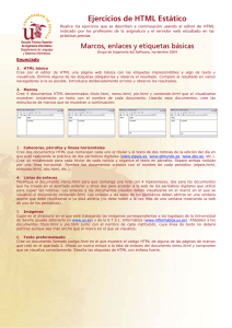 Boletín HTML estático - Departamento de Lenguajes y Sistemas