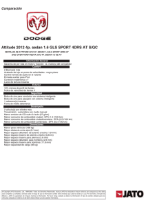 Attitude 2012 4p. sedan 1.6 GLS SPORT 4DRS AT S/QC