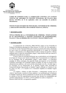 Más información - asociación española de sanidad vegetal