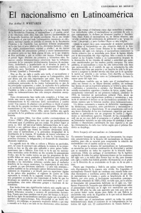 nacionalismo ~ en Latinoamérica - Revista de la Universidad de