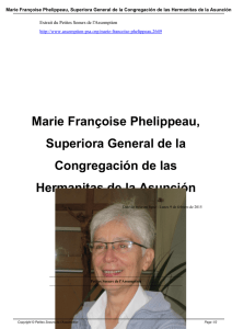 Marie Françoise Phelippeau, Superiora General de la