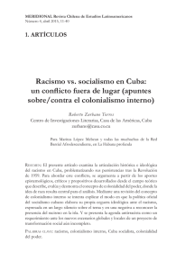 Racismo vs. socialismo en Cuba - Meridional. Revista Chilena de