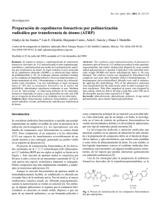 Preparación de copolímeros fotoactivos por polimerización