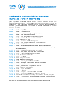 Declaración Universal de los Derechos Humanos (versión