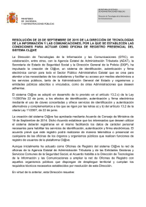 resolución de 28 de septiembre de 2015 de la dirección de