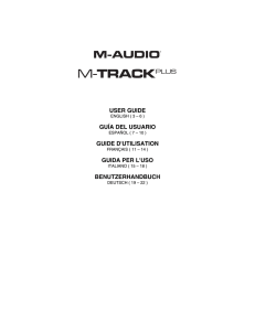 M-Track Plus - User Guide - v1.0 - M
