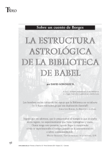 la estructura astrológica de la biblioteca de babel