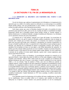 5. Dictadura de P. de Rivera y caída de la Monarquía (1923