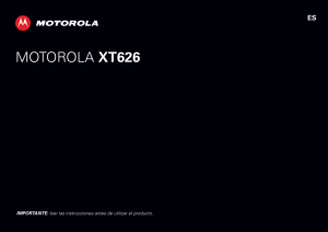 XT626 - Motorola Support