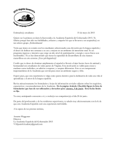 La Academia Española - VA Governor`s School