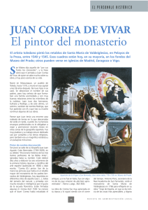 El pintor del monasterio - Amigos del Monasterio Pelayos