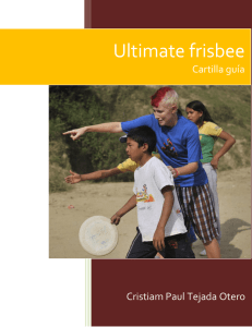 Ultimate frisbee - VIREF - Biblioteca Virtual de Educación Física