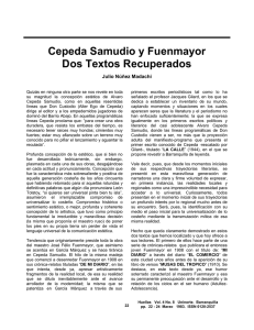 Cepeda Samudio y Fuenmayor Dos Textos Recuperados