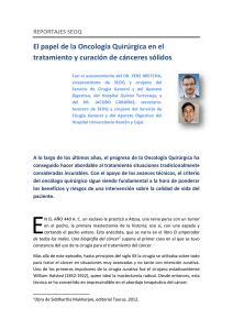 Leer reportaje completo - SEOQ Sociedad Española de Oncología