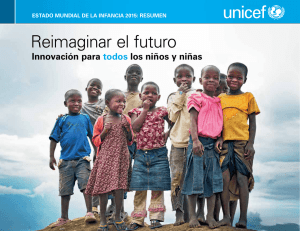 Estado Mundial de la Infancia de 2015: Reimaginar el futuro