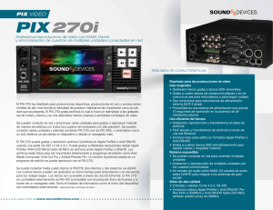 PIX 270i - Sound Devices