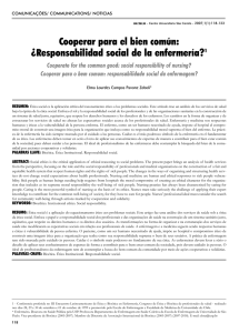 Cooperar para el bien común: ¿Responsabilidad social de la