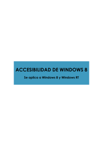 ACCESIBILIDAD DE WINDOWS 8