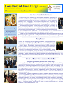 Juan Diego E-Newsletter 01 - Instituto de los Hermanos Maristas
