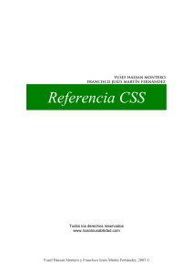 Referencia de propiedades CSS (1 y 2)