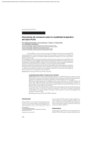 Documento de consenso sobre la modalidad terapéutica