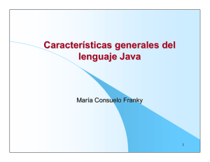Características generales del lenguaje Java