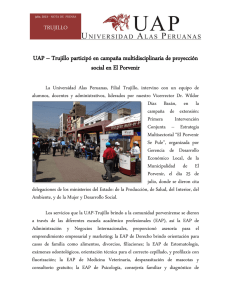 UAP – Trujillo participó en campaña multidisciplinaria de proyección