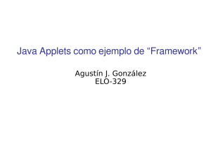 Java Applets como ejemplo de “Framework”
