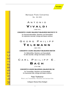 Baroque Flute Concertos