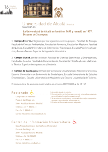 Universidad de Alcalá - Espacio Madrileño de Enseñanza Superior