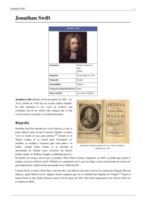 Biografía Jonathan Swift