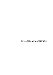 2.- material y métodos