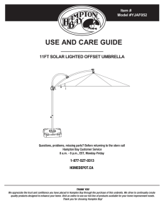 USE AND CARE GUIDE