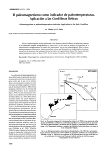 El paleomagnetismo como indicador de paleotemperaturas