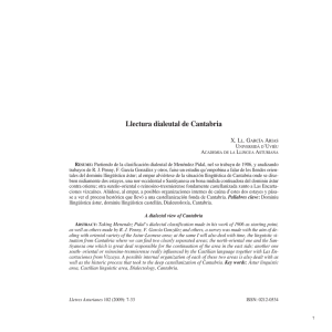 Llectura dialeutal de Cantabria - Academia de la Llingua Asturiana