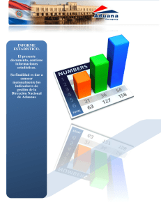 Informe estadistico Abril 2015 - Dirección Nacional de Aduanas