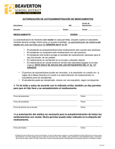 Self Administration (Spanish)
