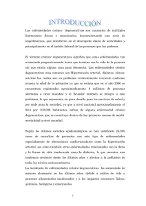 1 Las enfermedades crónico- degenerativas son causantes de