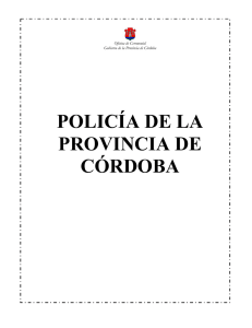 policía de la provincia de córdoba