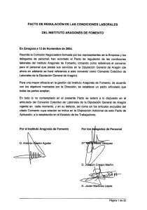 pacto de regulación de las condiciones laborales