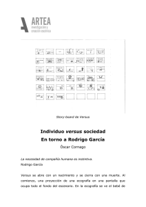 Individuo versus sociedad En torno a Rodrigo García