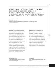 constrUcción de territorios: PERCEPCIONEs DEL EsPACIO E