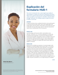 Understanding the HUD-1 - Spanish.indd