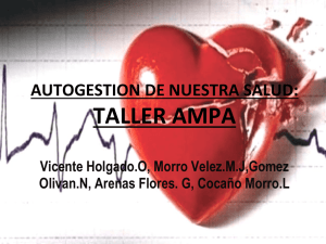 AUTOGESTION DE NUESTRA SALUD: TALLER AMPA Vicente