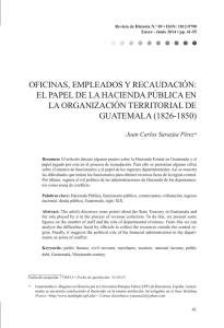 oficinas, empleados y recaudación: el papel de la hacienda pública