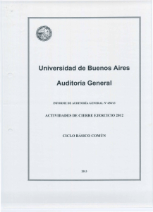 Informe de Auditoría General Nº 650/13