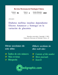 Diabetes mellitus insulino dependiente: Efectos