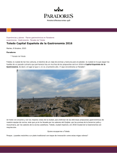 Toledo Capital Española de la Gastronomía 2016