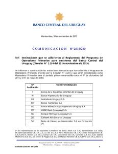 seggco15230 - Banco Central del Uruguay
