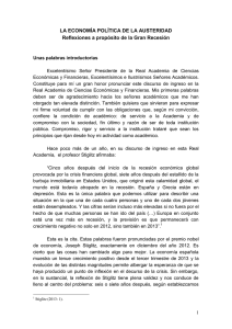 Document: Discurs d´ingrés a la RACEF del Sr. Antoni Castells